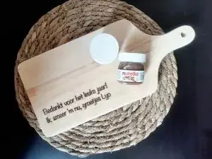 snijplank gegraveerd