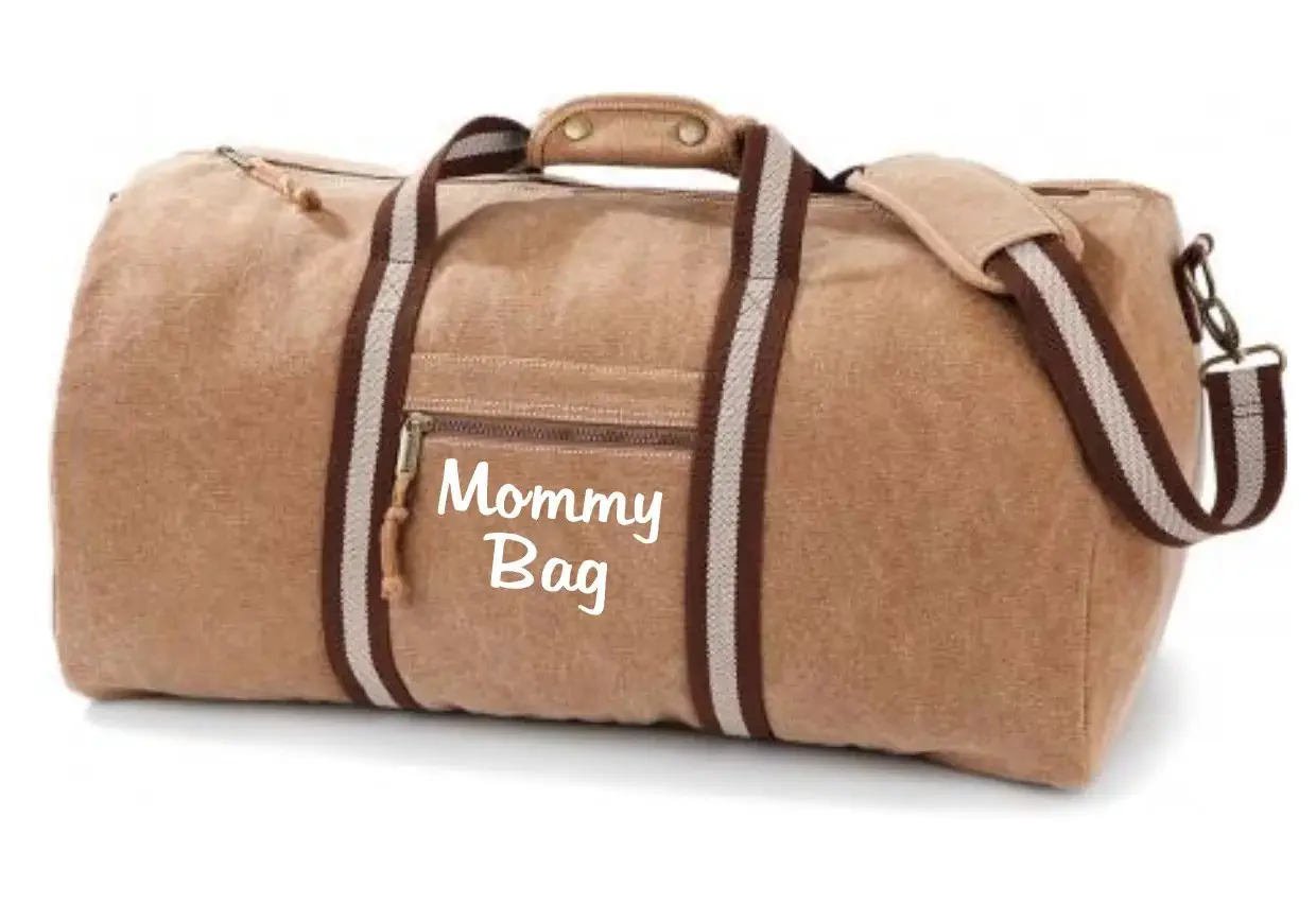 Vintage Travelbag met personalisatie