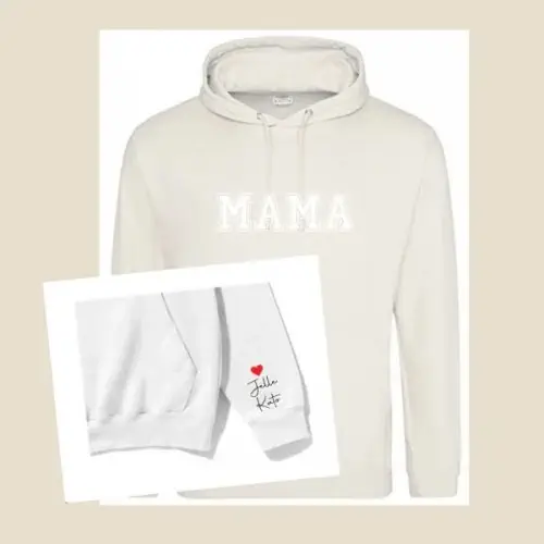 mama sweater met detail mouw