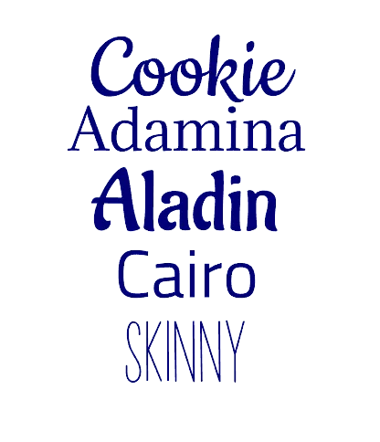 lettertypes