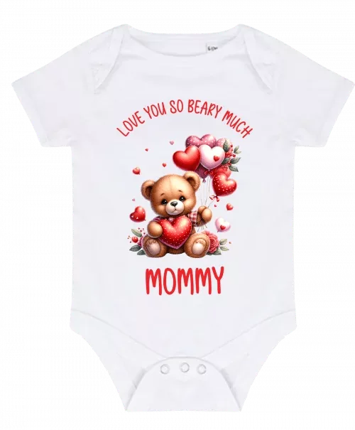 Babyromper met tekst – love you so bearly much