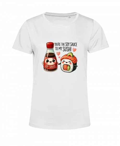 valentijnstshirt soy sauce sushi