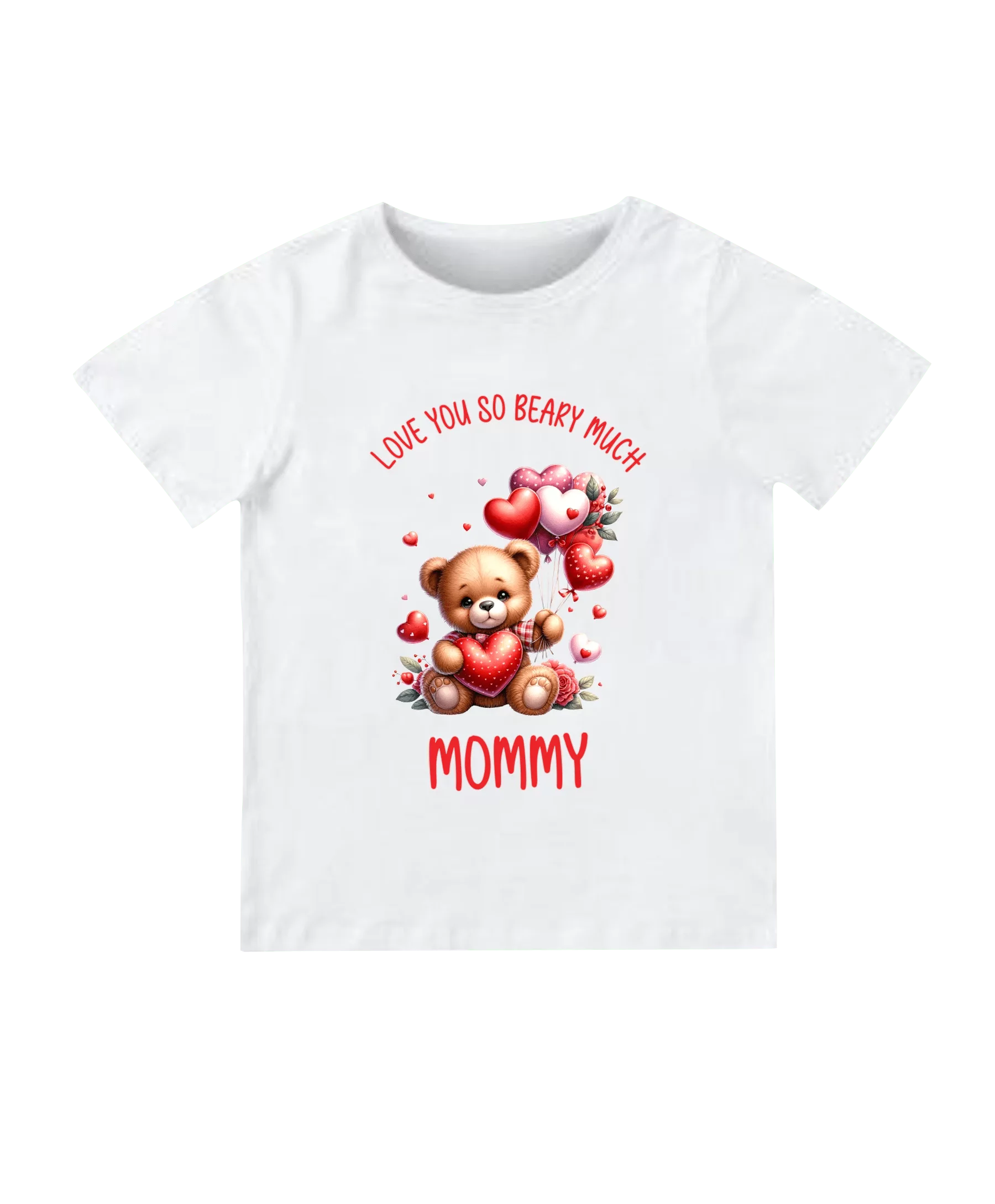 Tshirt baby/kleuter - Love you so bearly much