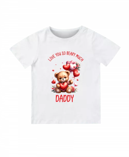 Tshirt baby/kleuter - Love you so bearly much - Afbeelding 2